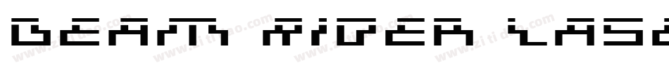 Beam Rider Laser字体转换
